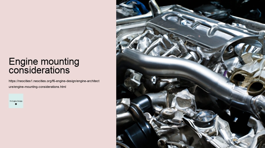 Engine mounting considerations